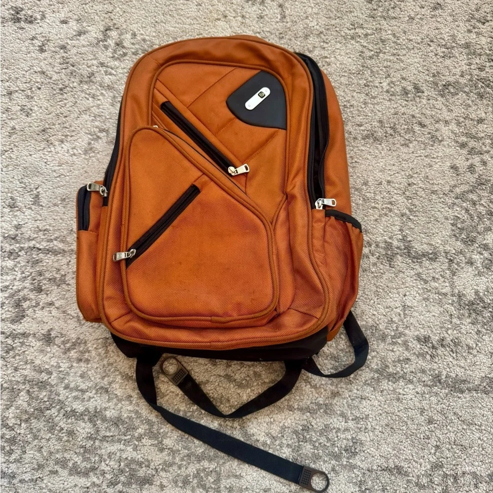 FUL Burnt Orange Laptop Backpack | Travel / Work / School